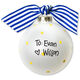 Super Boy Glass Christmas Ornament Image 2 of 3